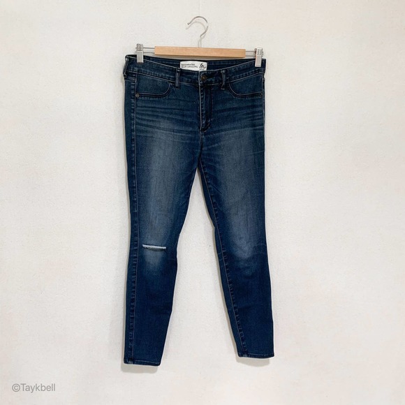 Abercrombie & Fitch Jean Leggings Skinny Blue Jean - Picture 7 of 13